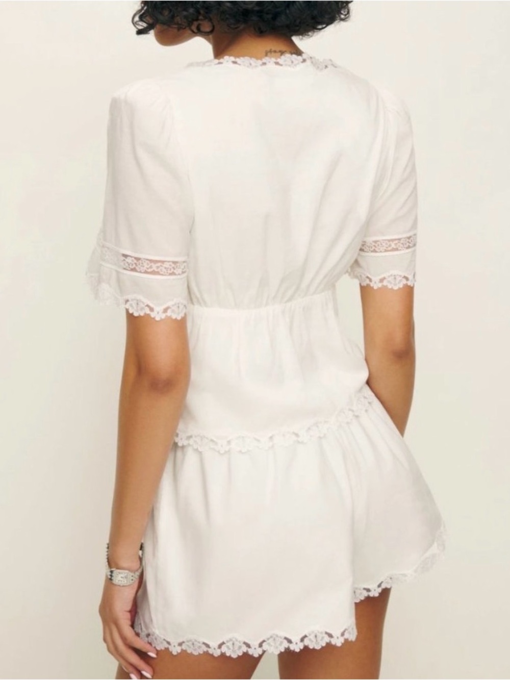 Reformation Margot Cotton Top S White - Picture 2 of 4